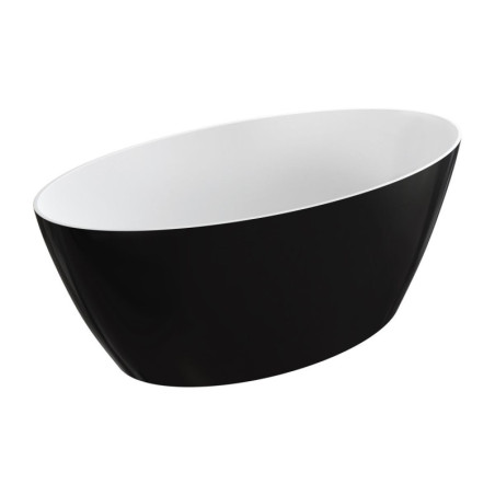 Wanna Wolnostojąca Siena Czarno-Biała 160,5x80,5 SIENAWWBCP Omnires