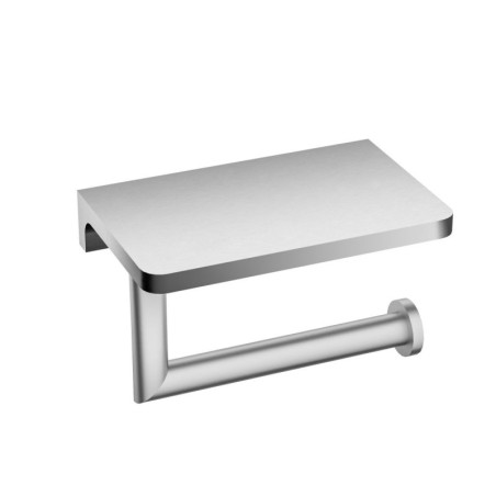 Uchwyt Na Papier Toaletowy z Półką Na Telefon Nikiel Szczotkowany 5090N Emporia