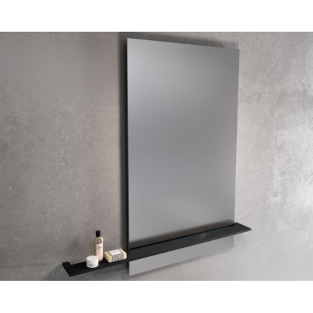 Półka Asymetryczna Na Lustro 12,5x110 Czarny R90AKFMS110-H Novellini