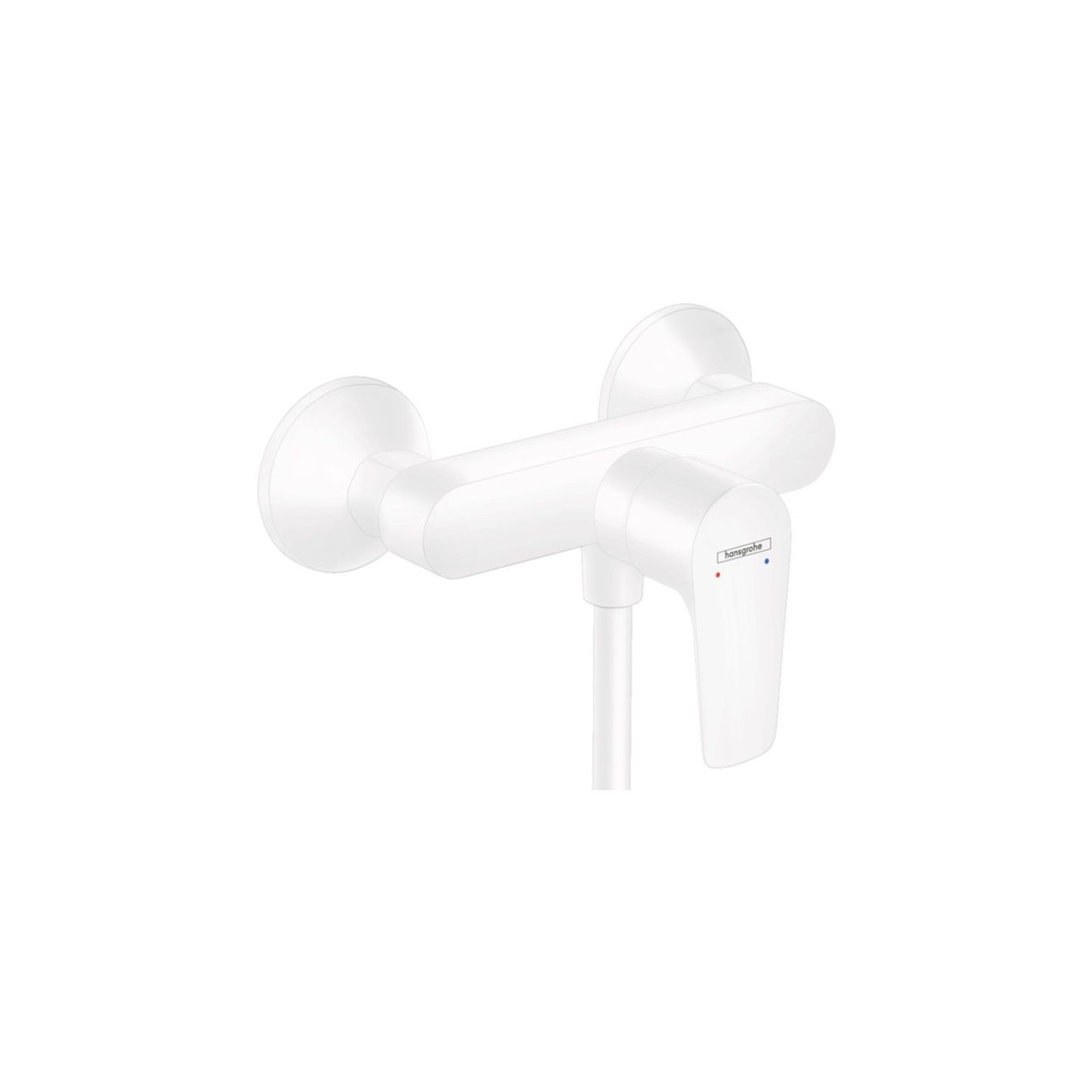Bateria Prysznicowa Talis E Biały Mat 71760700 Hansgrohe Bateria Prysznicowa Talis E Biały Mat 71760700 Hansgrohe