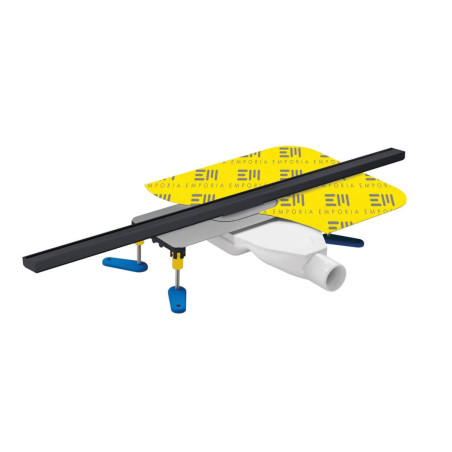 Zestaw Odpływowy Slim Czarny Mat 70 Cm Emporia