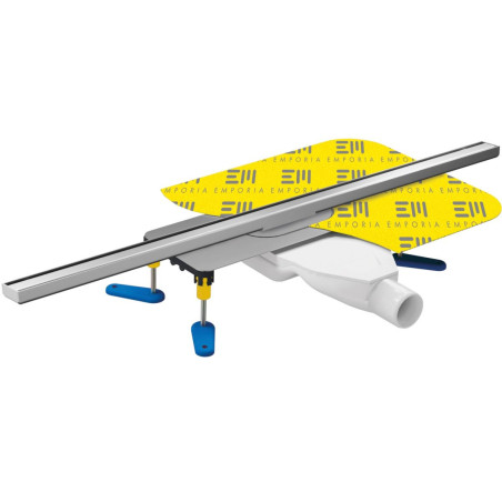 Zestaw Odpływowy Slim Srebrny Poler 70 Cm Emporia