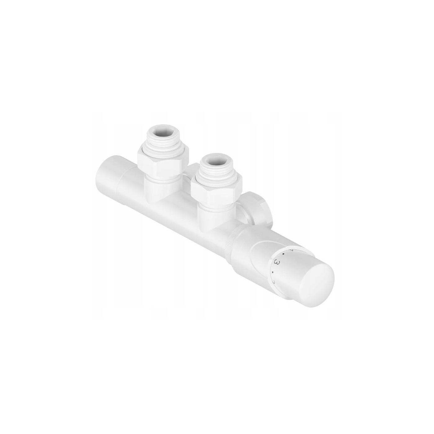 Zestaw Termostatyczny Uniwersalny L/P Złączka Pex i Cu TZTZ/B Biały Mat Tully Zestaw Termostatyczny Uniwersalny L/P Złączka Pex i Cu TZTZ/B Biały Mat Tully