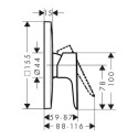 Bateria Prysznicowa Podtynkowa Talis E Czarny Mat 71765670 Hansgrohe Bateria Prysznicowa Podtynkowa Talis E Czarny Mat 71765670 Hansgrohe