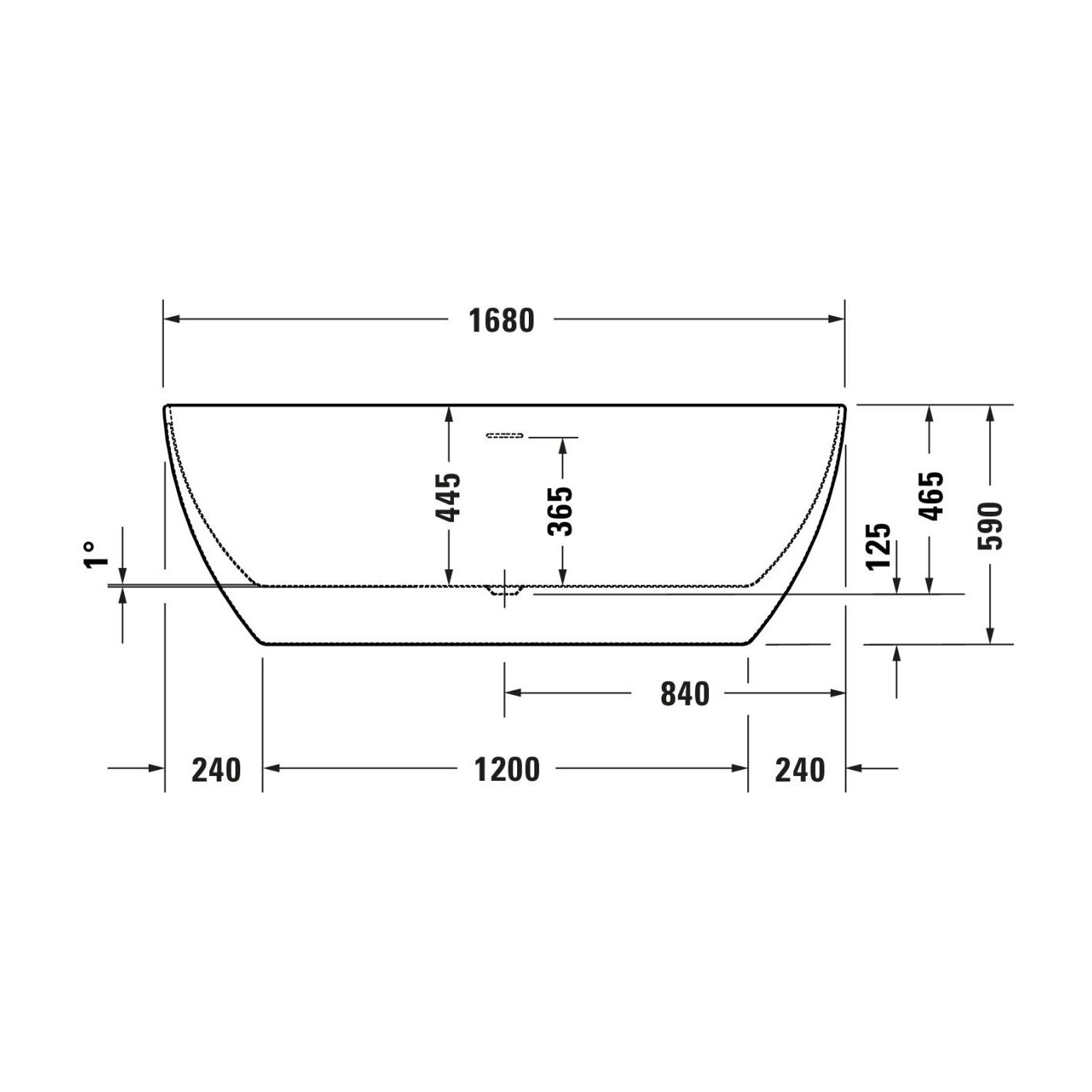 Wanna Wolnostojąca Akrylowa Durakanto 1700x800 mm 700561000000000 Duravit Wanna Wolnostojąca Akrylowa Durakanto 1700x800 mm 700561000000000 Duravit