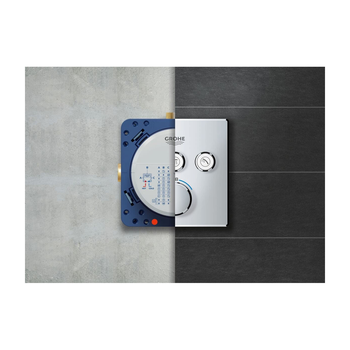 Uniwersalny Element Podtynkowy Rapido SmartBox 1/2" 35600000 Grohe Uniwersalny Element Podtynkowy Rapido SmartBox 1/2" 35600000 Grohe
