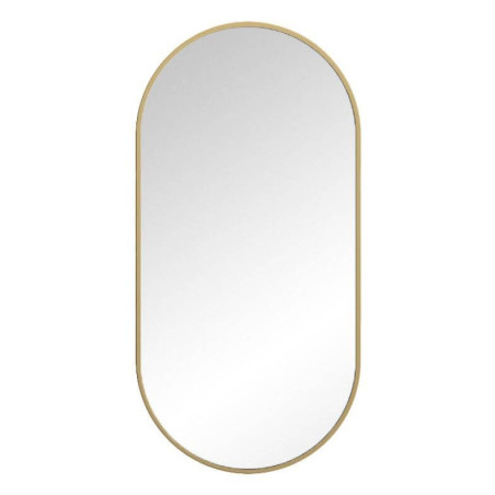 Lustro Owalne Virgo 50x100 LED Neutralny Rama Złota Szczotkowana Emporia