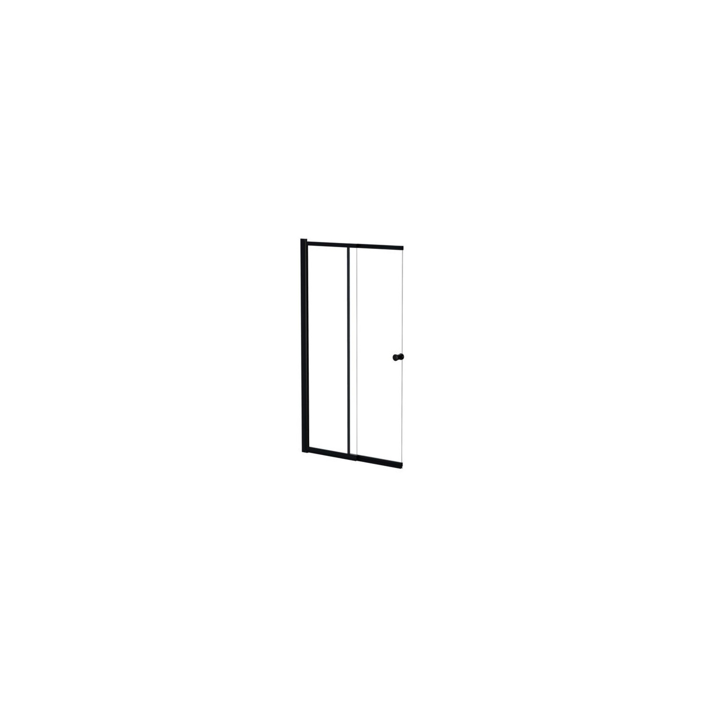 Parawan Nawannowy Easy Slide Black 100 PESB-2S Besco Parawan Nawannowy Easy Slide Black 100 PESB-2S Besco