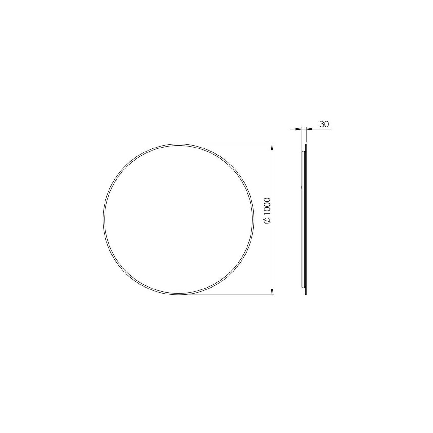 Lustro LED Sharon Round 100 Black Matt 168123 Elita Lustro LED Sharon Round 100 Black Matt 168123 Elita