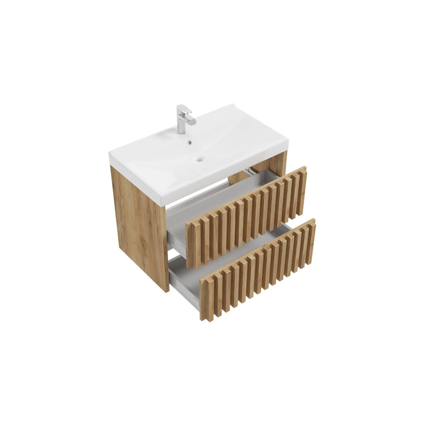 Szafka Podumywalkowa Delano D80 2 Szuflady Złoty Dąb 001-D-08020 Defra Szafka Podumywalkowa Delano D80 2 Szuflady Złoty Dąb 001-D-08020 Defra