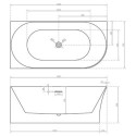 Wanna Wolnostojąca Narożna Lewa Molly M 160x78 TW-7790L-1600 Emporia Wanna Wolnostojąca Narożna Lewa Molly M 160x78 TW-7790L-1600 Emporia