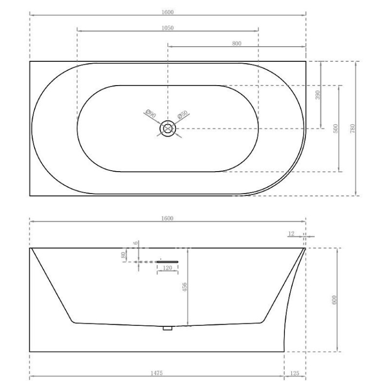 Wanna Wolnostojąca Narożna Lewa Molly M 160x78 TW-7790L-1600 Emporia Wanna Wolnostojąca Narożna Lewa Molly M 160x78 TW-7790L-1600 Emporia