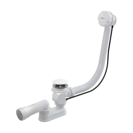 Syfon Wannowy Automatyczny Z Przelewem Biały SW-AUTO-W Besco