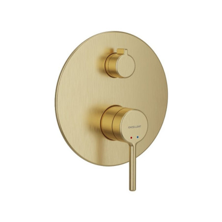 Bateria Prysznicowo-Wannowa Podtynkowa 2 Funkcyjna PI Złoty Szczotkowany AREX.1245GB Excellent