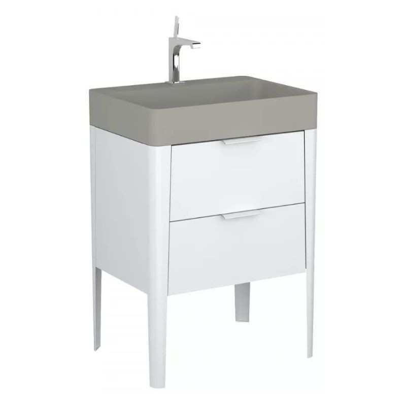 Szafka Podumywalkowa Vibe 60 cm Stojąca Biało-Szara 146-0001 Krofam Szafka Podumywalkowa Vibe 60 cm Stojąca Biało-Szara 146-0001 Krofam