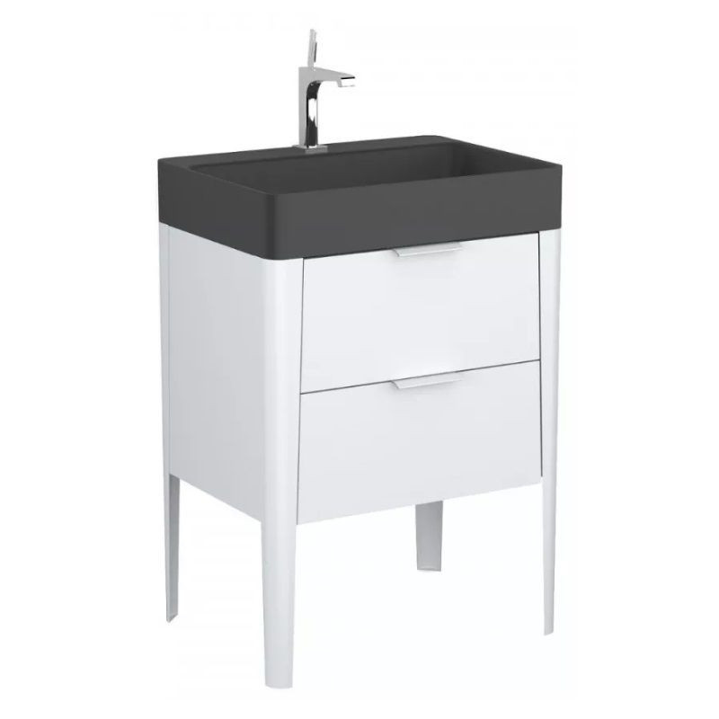 Szafka Podumywalkowa Vibe 60 cm Stojąca Biało-Szara 146-0001 Krofam Szafka Podumywalkowa Vibe 60 cm Stojąca Biało-Szara 146-0001 Krofam