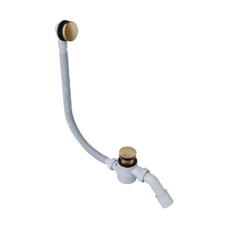 Syfon Wannowy Z Przelewem Moli Czyszczony Od Góry Miedź Szczotkowana ARIN.3210CB Excellent