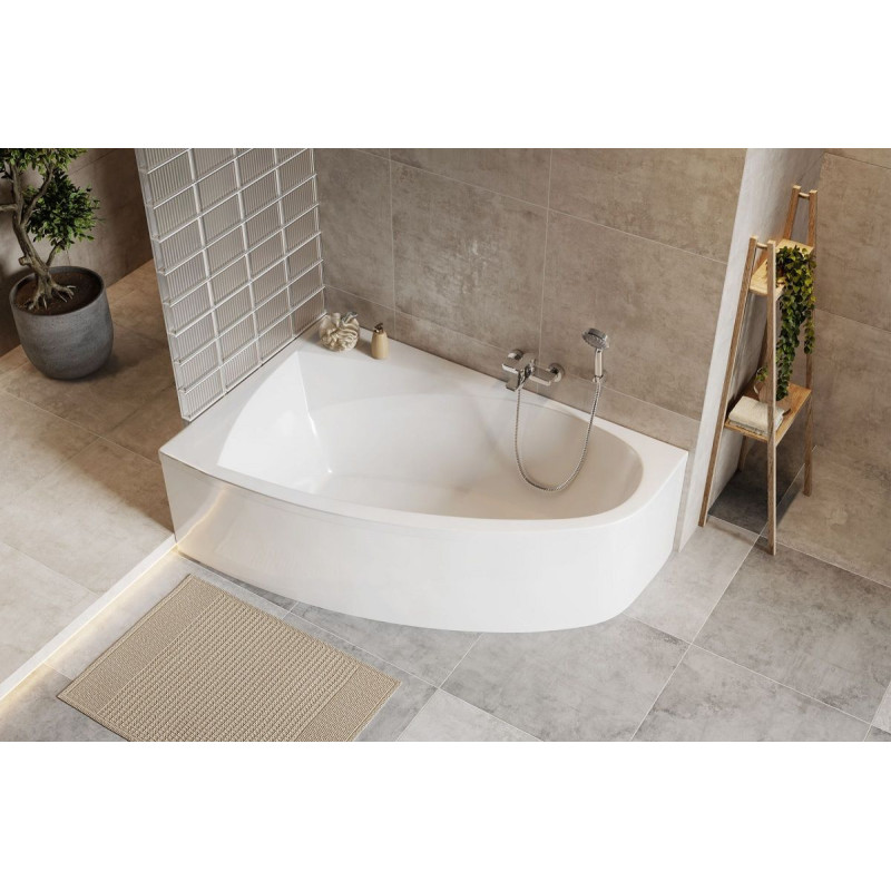 Wanna Narożna Prawa 150x95 cm Aquaria Comfort Biały Połysk WAEX.AQP15WH Excellent Wanna Narożna Prawa 150x95 cm Aquaria Comfort Biały Połysk WAEX.AQP15WH Excellent