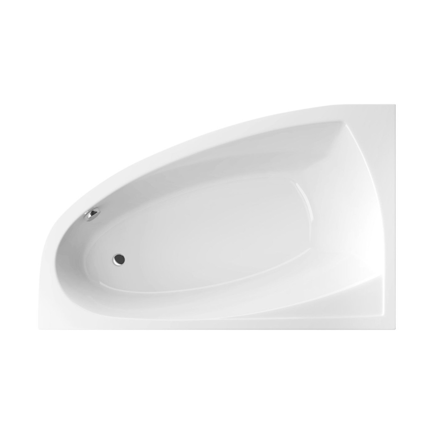 Wanna Narożna Lewa 160x100 cm Aquaria Comfort Biały Połysk WAEX.AQL16WH Excellent Wanna Narożna Lewa 160x100 cm Aquaria Comfort Biały Połysk WAEX.AQL16WH Excellent