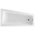 Wanna Narożna Prawa 150x80 cm Ava Side Biały Połysk WAEX.AVP15WH Excellent Wanna Narożna Prawa 150x80 cm Ava Side Biały Połysk WAEX.AVP15WH Excellent