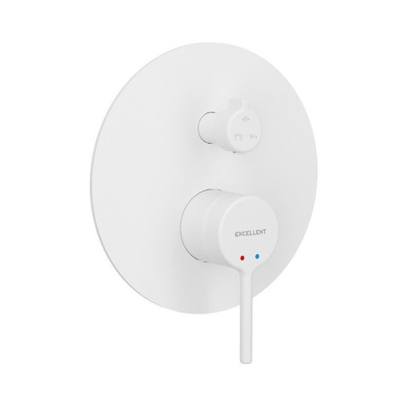 Bateria Prysznicowo-Wannowa Podtynkowa 3 Funkcyjna PI Biały Mat AREX.1247WH Excellent