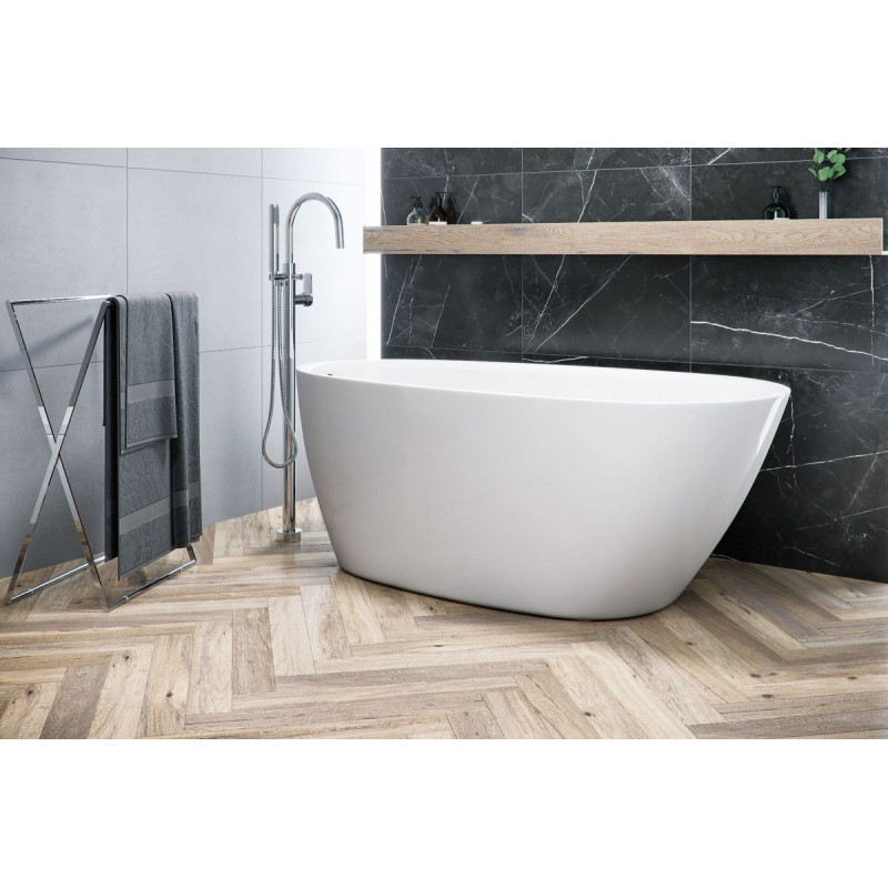 Wanna Wolnostojąca 160x75 cm Olia 2.0 Biały Połysk WAEX.OLI2.16WH Excellent Wanna Wolnostojąca 160x75 cm Olia 2.0 Biały Połysk WAEX.OLI2.16WH Excellent