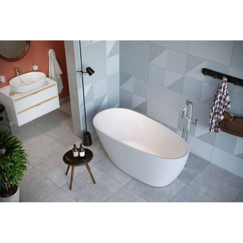 Wanna Wolnostojąca 160x75 cm Olia 2.0 Biały Mat WAEX.OLI2.16WHM Excellent Wanna Wolnostojąca 160x75 cm Olia 2.0 Biały Mat WAEX.OLI2.16WHM Excellent