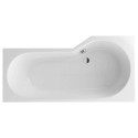 Wanna Narożna Lewa 160x80 cm Be Spot Biały Połysk WAEX.BSL16WH Excellent Wanna Narożna Lewa 160x80 cm Be Spot Biały Połysk WAEX.BSL16WH Excellent