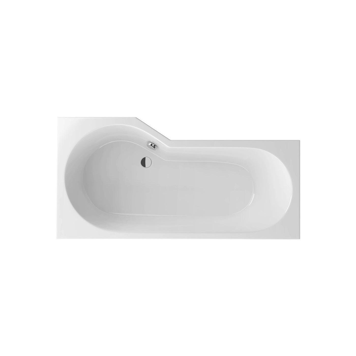 Wanna Narożna Prawa 160x80 cm Be Spot Biały Połysk WAEX.BSP16WH Excellent Wanna Narożna Prawa 160x80 cm Be Spot Biały Połysk WAEX.BSP16WH Excellent