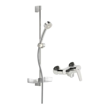 Bateria Natryskowa Z Zestawem Natryskowym Saga Chrom 3966Y Oras