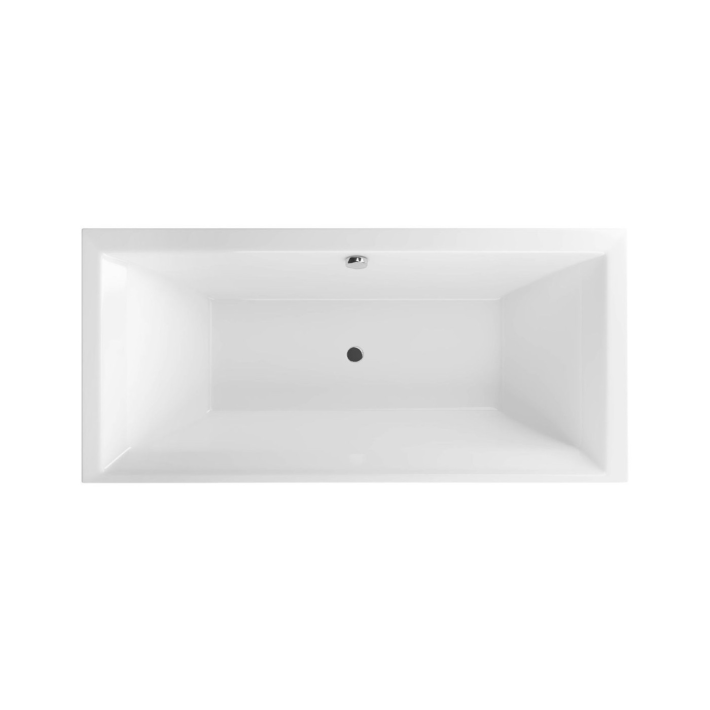 Wanna Prostokątna 190x90 cm Crown Grand Biały Połysk WAEX.CRG19WH Excellent Wanna Prostokątna 190x90 cm Crown Grand Biały Połysk WAEX.CRG19WH Excellent