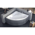 Wanna Narożna 150x150 cm Glamour Biały Połysk WAEX.GLA15WH Excellent Wanna Narożna 150x150 cm Glamour Biały Połysk WAEX.GLA15WH Excellent