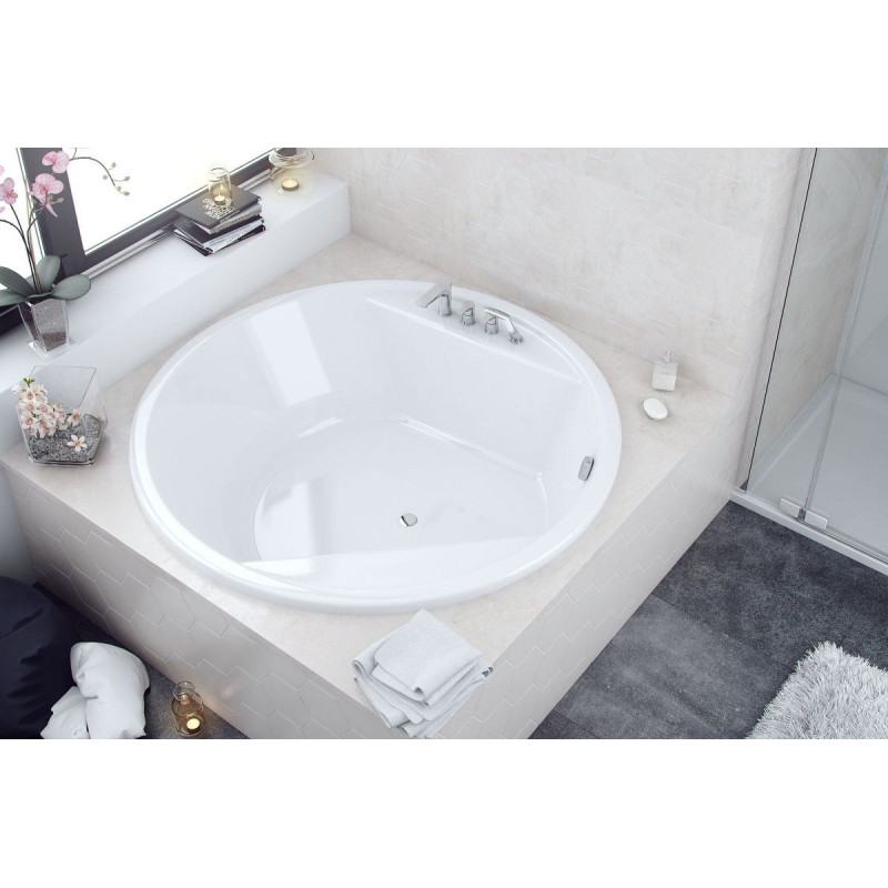 Wanna Okrągła 160 cm Great Arc Biały Połysk WAEX.GRE16WH Excellent Wanna Okrągła 160 cm Great Arc Biały Połysk WAEX.GRE16WH Excellent