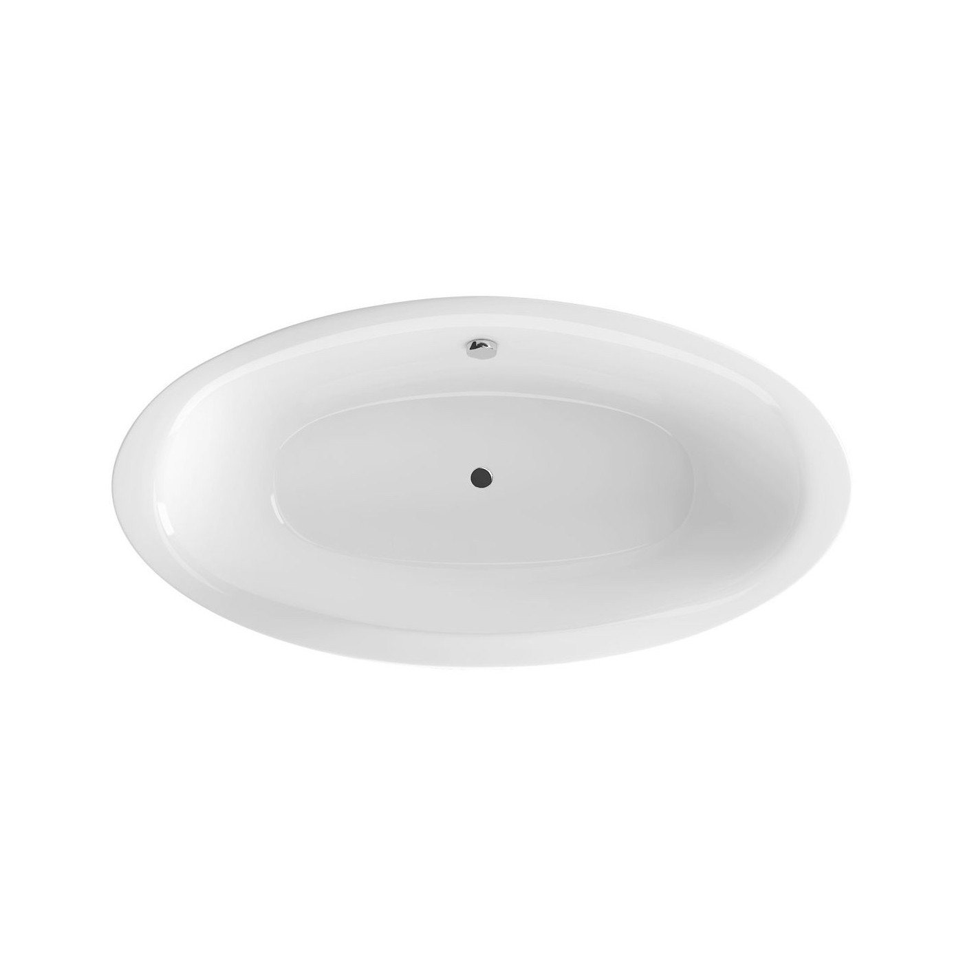 Wanna Owalna 190x95 cm Lumina Biały Połysk WAEX.LUM19WH Excellent Wanna Owalna 190x95 cm Lumina Biały Połysk WAEX.LUM19WH Excellent
