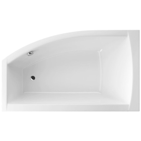 Wanna Narożna Lewa 150x85 cm Magnus Biały Połysk WAEX.MGL15WH Excellent