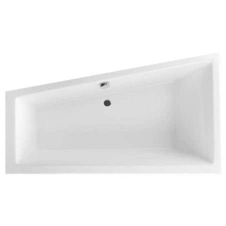 Wanna Narożna Lewa 160x95 cm M-Sfera Slim Biały Połysk WAEX.MSL16WHS Excellent