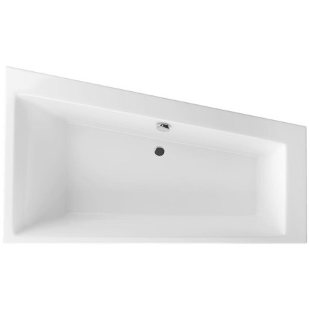 Wanna Narożna Prawa 170x100 cm Sfera Slim Biały Połysk WAEX.SFP17WHS Excellent