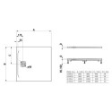 Brodzik Kwadratowy 900x900 mm Pro Biały H2109560000001 Laufen Brodzik Kwadratowy 900x900 mm Pro Biały H2109560000001 Laufen