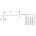 Brodzik Prostokątny 1400x900 mm Z Odpływem Przy Krótszym Boku Pro Biały H2129570000001 Laufen Brodzik Prostokątny 1400x900 mm Z Odpływem Przy Krótszym Boku Pro Biały H2129570000001 Laufen