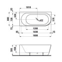 Wanna Narożna Lewa Corner 1800x800 mm Pro Biały H2449560000001 Laufen Wanna Narożna Lewa Corner 1800x800 mm Pro Biały H2449560000001 Laufen