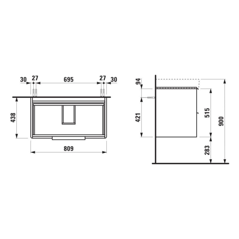 Szafka Podumywalkowa 800 Szuflady Soft Close Base Biały Połysk H4023921102611 Laufen Szafka Podumywalkowa 800 Szuflady Soft Close Base Biały Połysk H4023921102611 Laufen