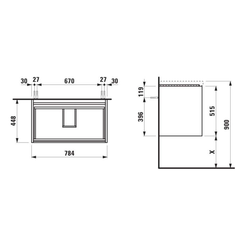 Szafka Podumywalkowa 800 Szuflady Soft Close Lani Biały Połysk H4035521122611 Laufen Szafka Podumywalkowa 800 Szuflady Soft Close Lani Biały Połysk H4035521122611 Laufen