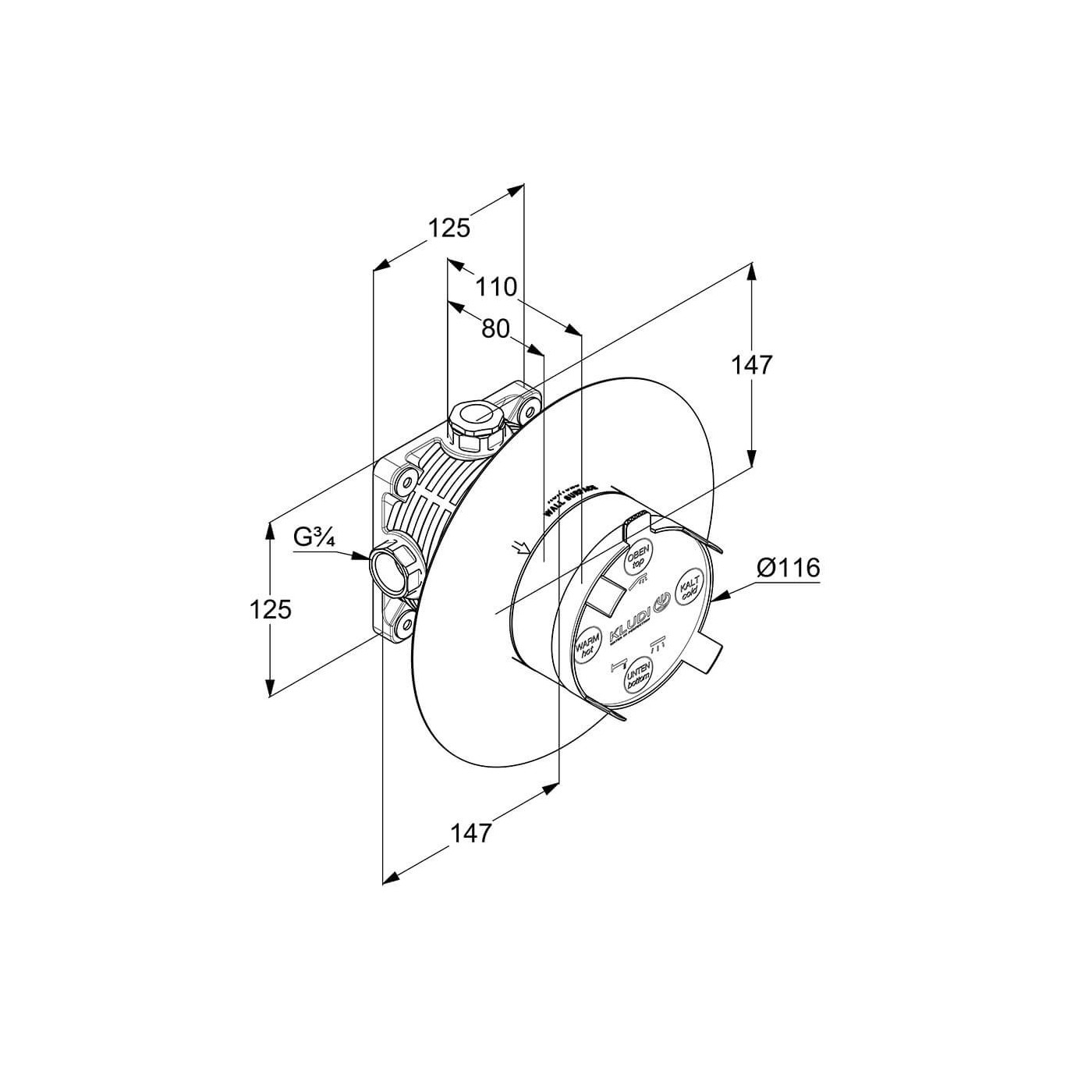 Element Podtynkowy Flexx.Boxx 88011 Kludi Element Podtynkowy Flexx.Boxx 88011 Kludi