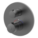 Bateria Prysznicowo-Wannowa Termostatyczna Podtynkowa Z Boxem 3-Wyjściowym Ori Gun Metal 08043BN Emporia Bateria Prysznicowo-Wannowa Termostatyczna Podtynkowa Z Boxem 3-Wyjściowym Ori Gun Metal 08043BN Emporia