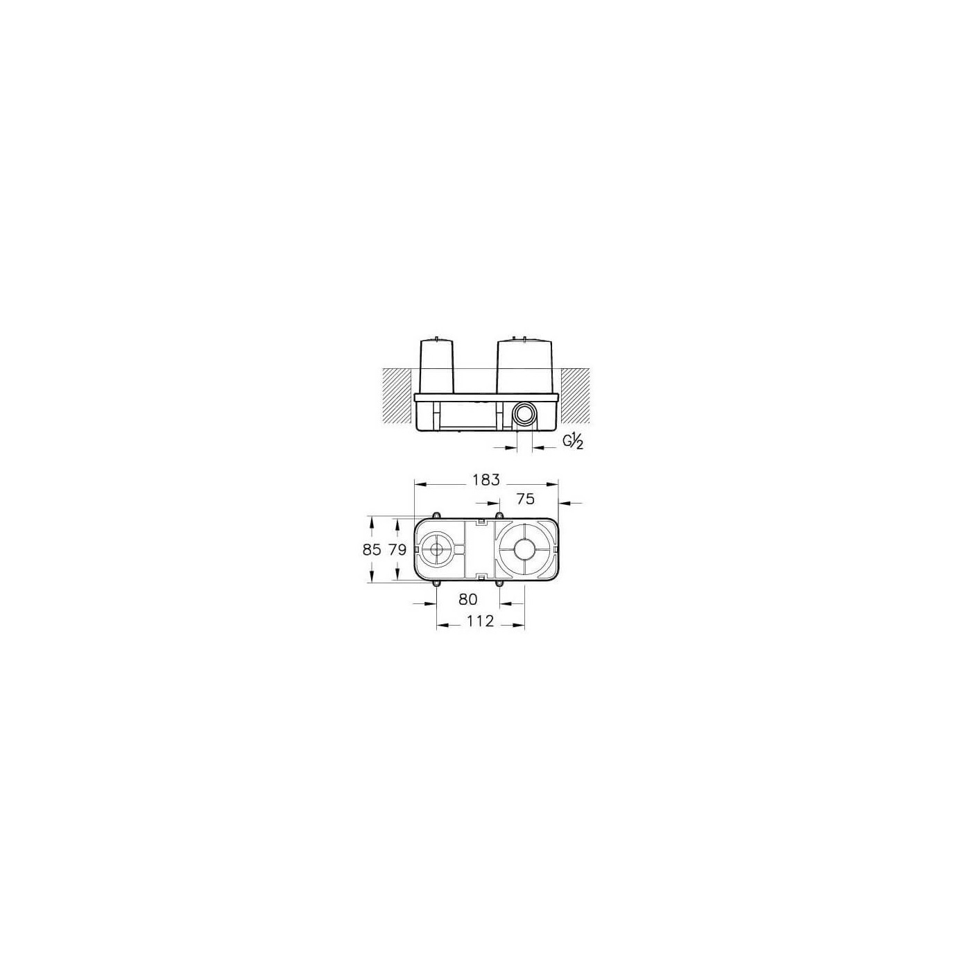 Element Podtynkowy A42230EXP Vitra Element Podtynkowy A42230EXP Vitra