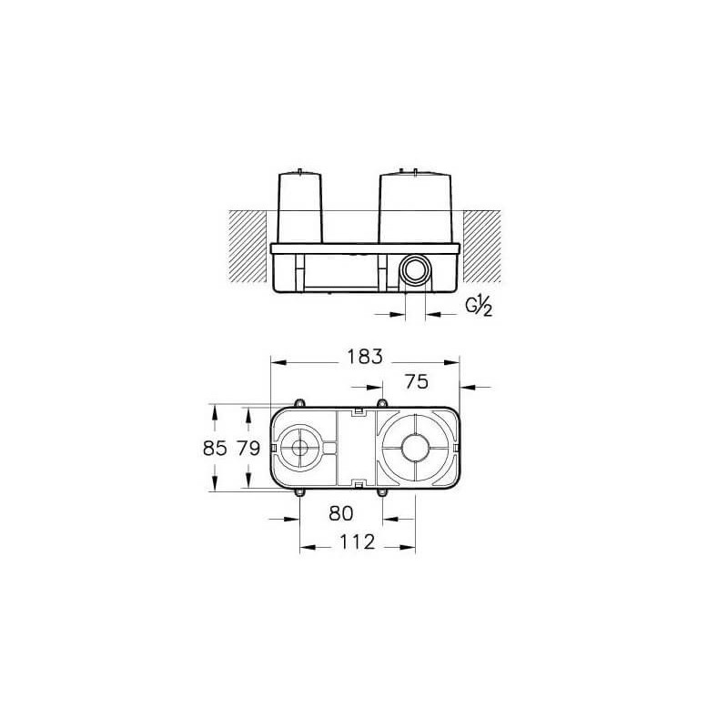 Element Podtynkowy A42230EXP Vitra Element Podtynkowy A42230EXP Vitra