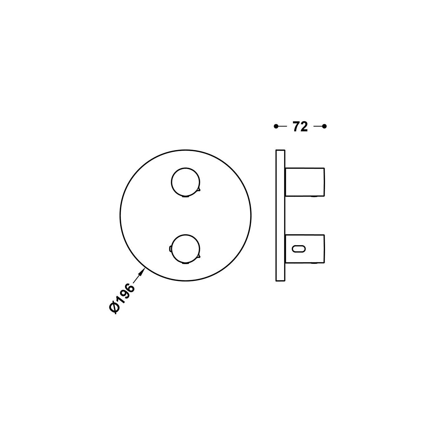 Bateria Prysznicowa Podtynkowa Therm-Box Study Czarny Brąz 26225001KMB Tres Bateria Prysznicowa Podtynkowa Therm-Box Study Czarny Brąz 26225001KMB Tres