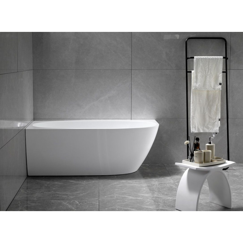 Wanna Wolnostojąca Narożna Lewa Neris 1500x750x560 mm Biały 31503150L Bevisa Wanna Wolnostojąca Narożna Lewa Neris 1500x750x560 mm Biały 31503150L Bevisa