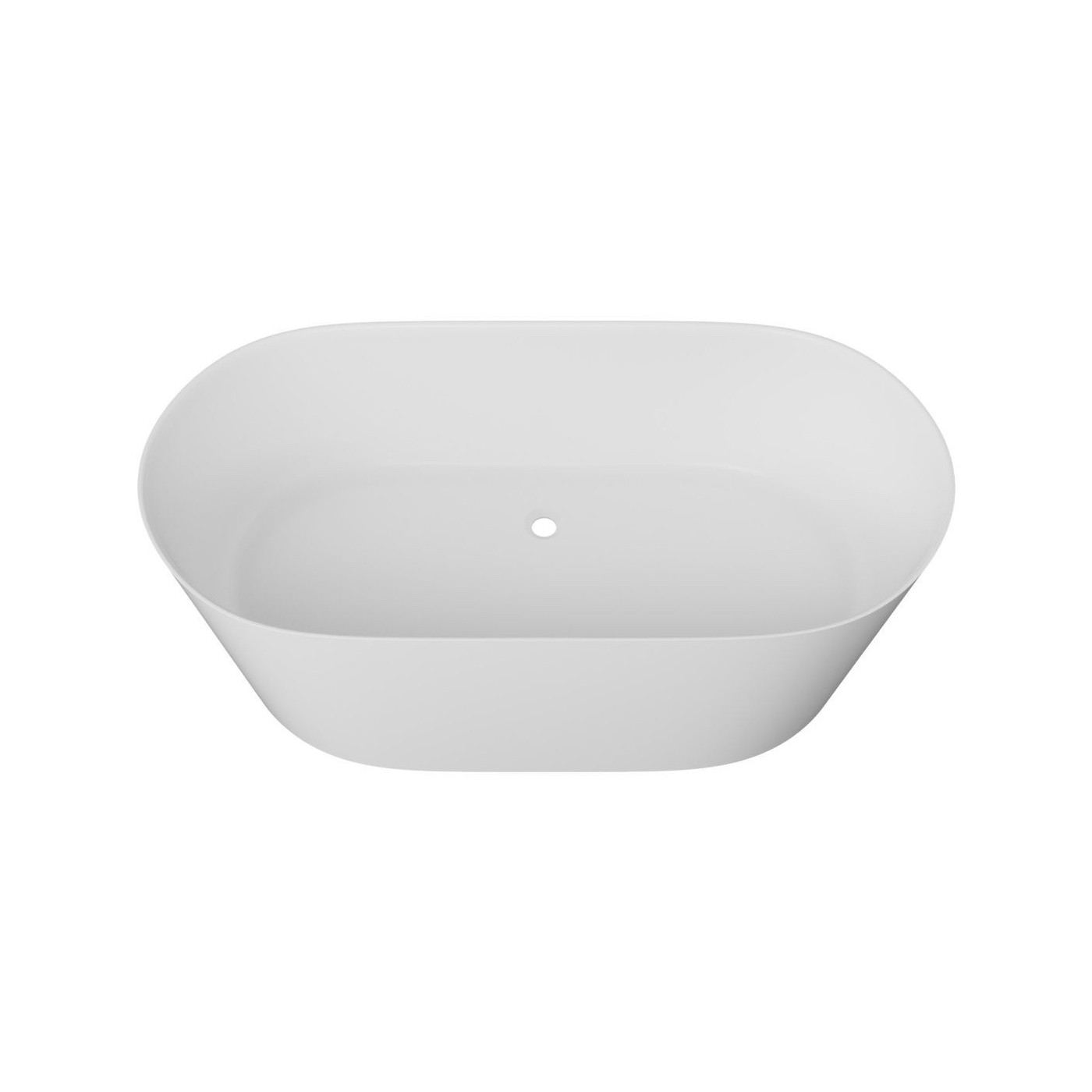 Wanna Wolnostojąca Z Konglomeratu 158x78x55 cm Nuvio Biały NUVIO-0001 Emporia Wanna Wolnostojąca Z Konglomeratu 158x78x55 cm Nuvio Biały NUVIO-0001 Emporia