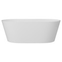 Wanna Wolnostojąca Z Konglomeratu 158x78x55 cm Nuvio Biały NUVIO-0001 Emporia Wanna Wolnostojąca Z Konglomeratu 158x78x55 cm Nuvio Biały NUVIO-0001 Emporia